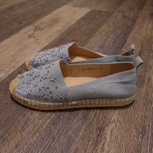 Star detailed espadrilles